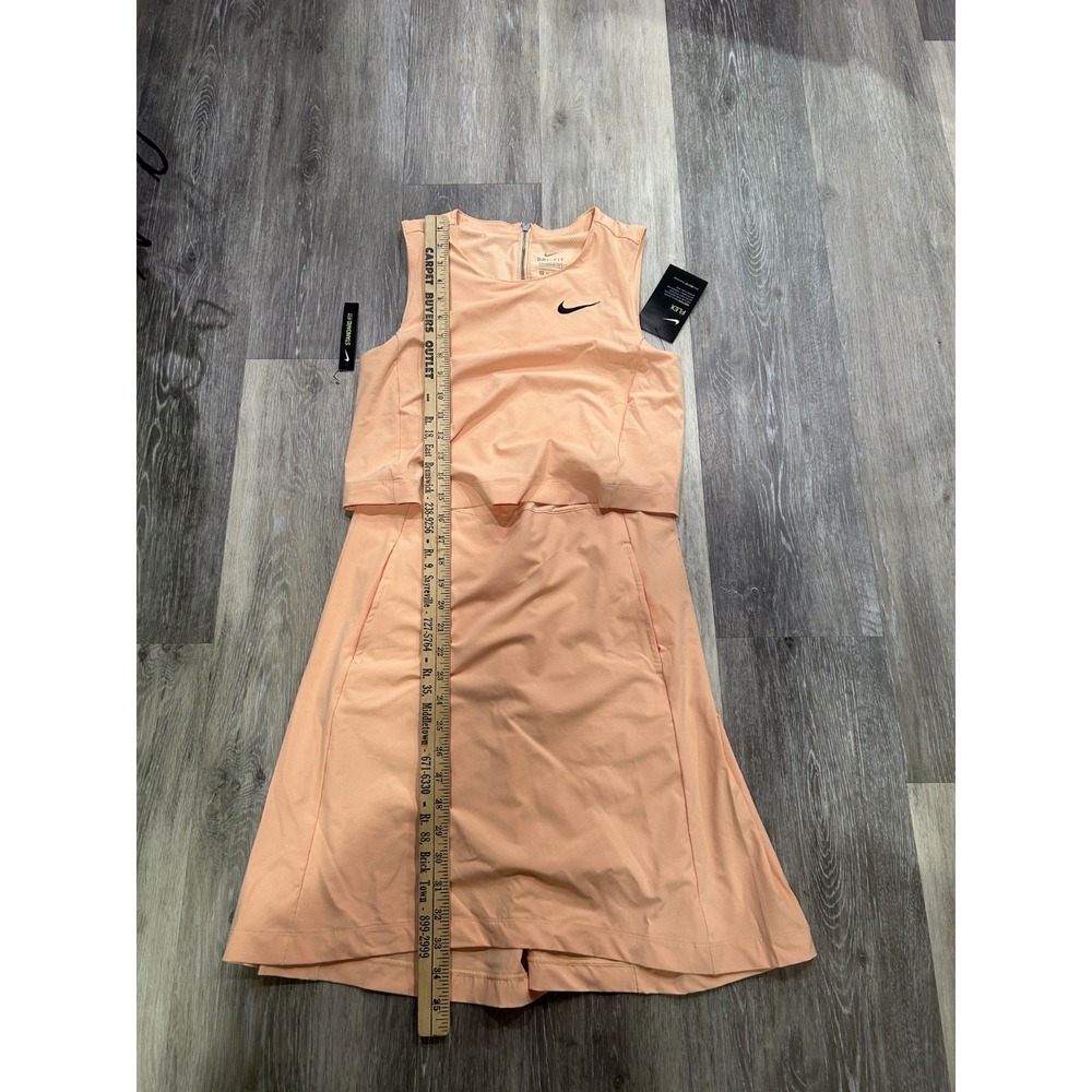 Nike Golf Flex Ace Dress Womens XS Coral Dri Fit Sleeveless Tennis CI9806-885 - Picture 7 of 14